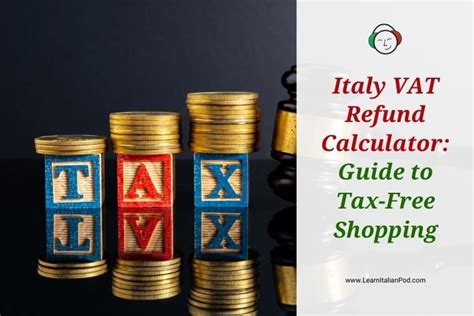 italy prada tax refund|tax refund in italy.